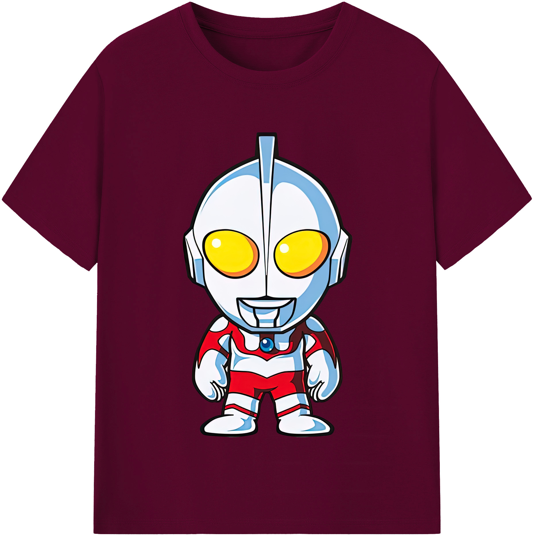 （画像用） ウルトラマン Ultraman レディースカジュアルプリントTシャツ（綿100％）